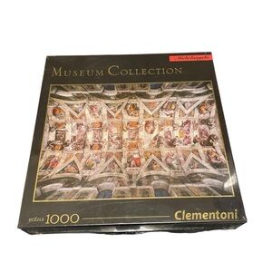 Clementoni Museum Collection Michelangelo Sistine Chapel 1000 PC Jigsaw Puzzle